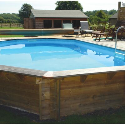 Plastica Premium Wooden pool kit